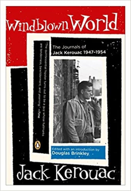 Book cover for "Windblown World" by Jack Kerouac