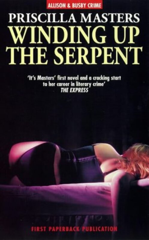 Book cover for "Winding Up the Serpent" by Priscilla Masters