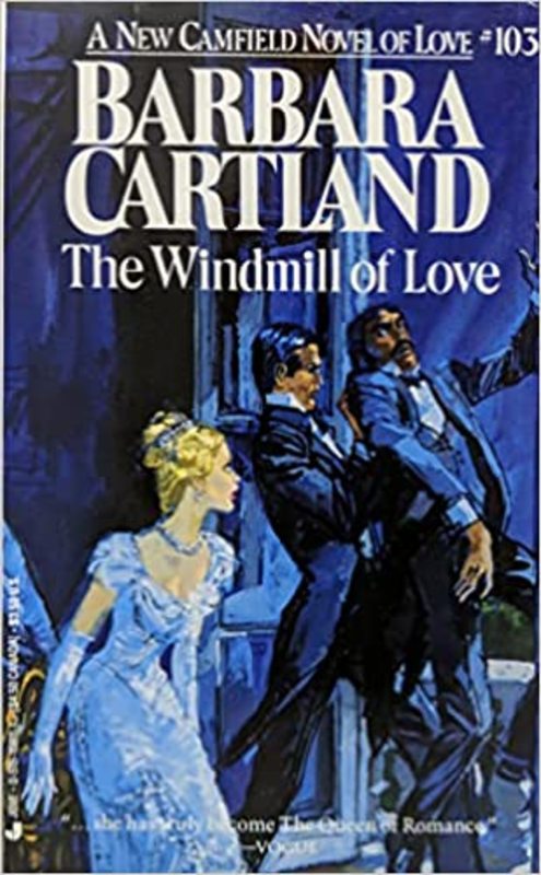 Book cover for "Windmill of Love" by Barbara Cartland