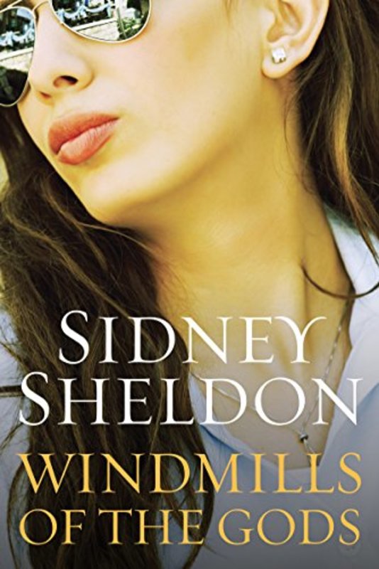 Book cover for "Windmills of the Gods" by Sidney Sheldon