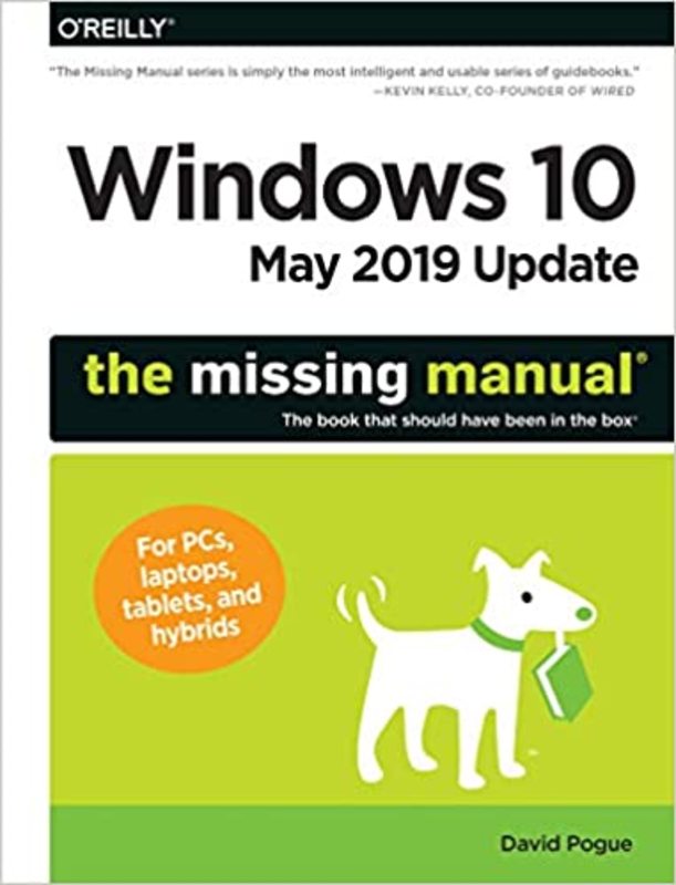 Book cover for "Windows 10" by David Pogue