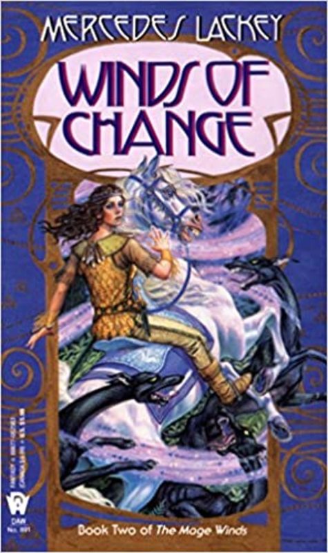 Book cover for "Winds of Change" by Mercedes Lackey
