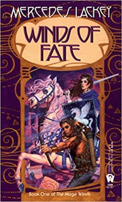 Book cover for "Winds of Fate" by Mercedes Lackey