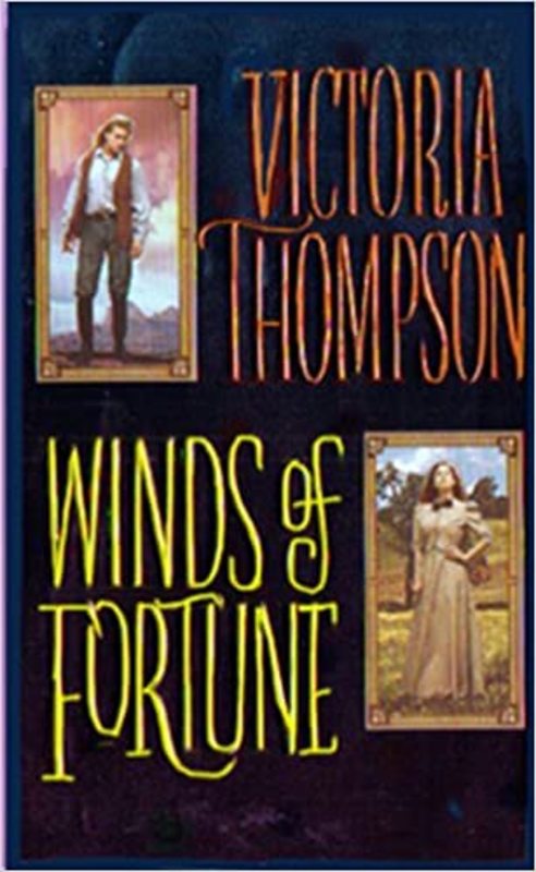 Book cover for "Winds of Fortune" by Victoria Thompson