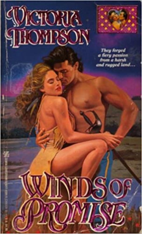 Book cover for "Winds of Promise" by Victoria Thompson