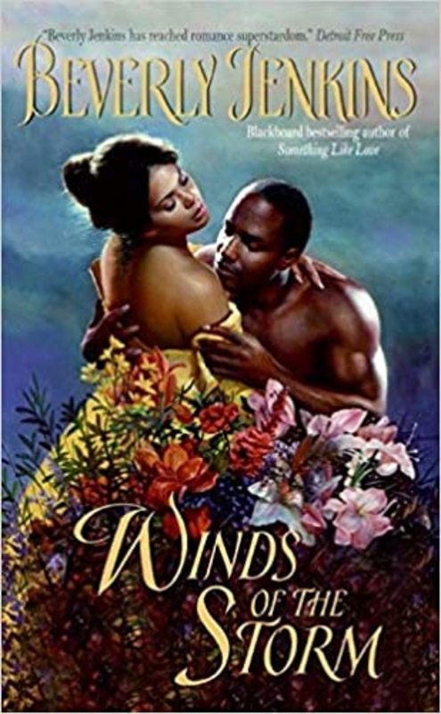 Book cover for "Winds of the Storm" by Beverly Jenkins