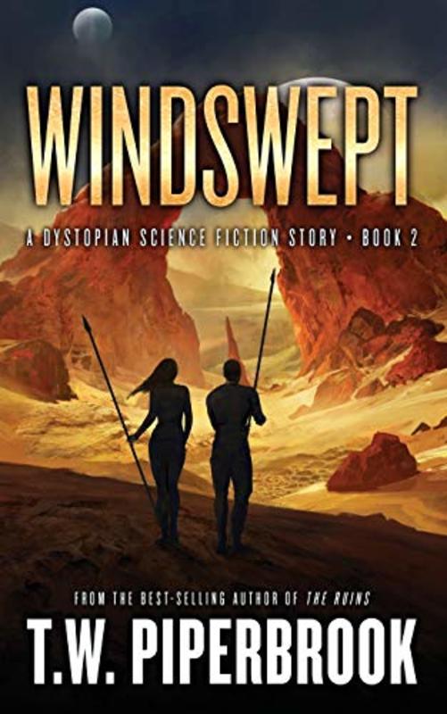 Book cover for "Windswept" by T W Piperbrook