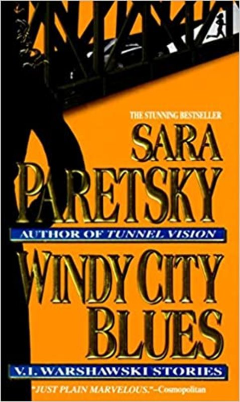 Book cover for "Windy City Blues" by Sara Paretsky