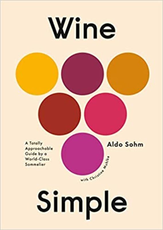 Book cover for "Wine Simple" by Aldo Sohm