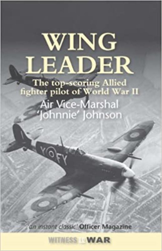 Book cover for "Wing Leader" by Johnnie Johnson