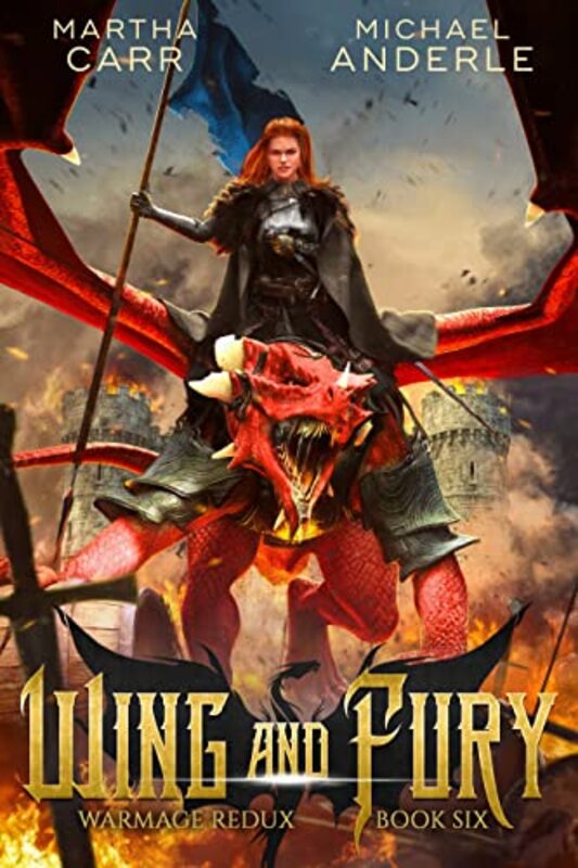 Book cover for "Wing and Fury" by Martha Carr