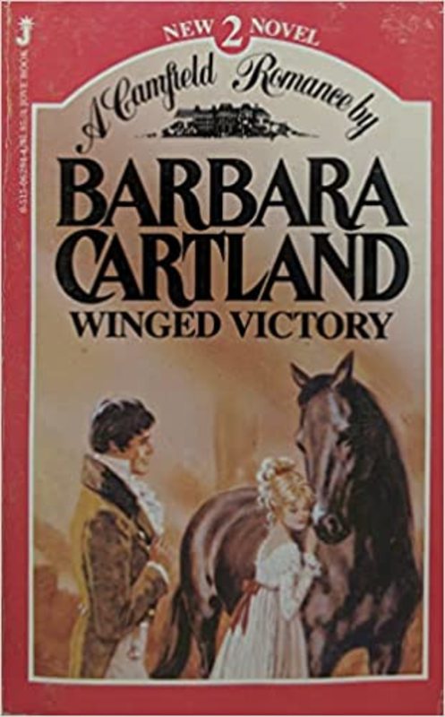 Book cover for "Winged Victory" by Barbara Cartland