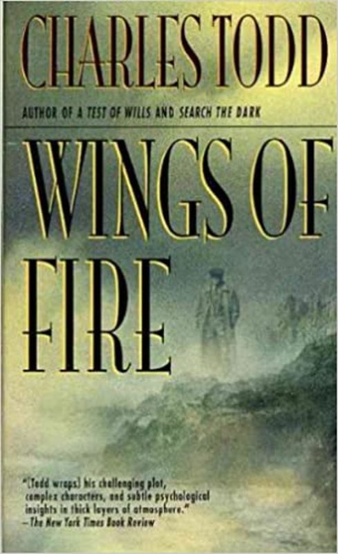 Book cover for "Wings of Fire" by Charles Todd