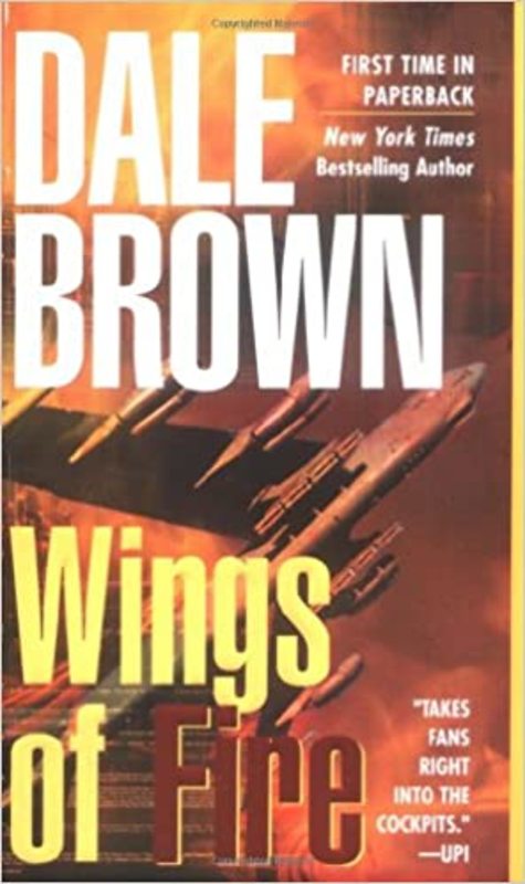 Book cover for "Wings of Fire" by Dale Brown