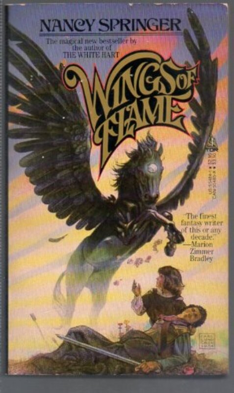 Book cover for "Wings of Flame" by Nancy Connor Springer
