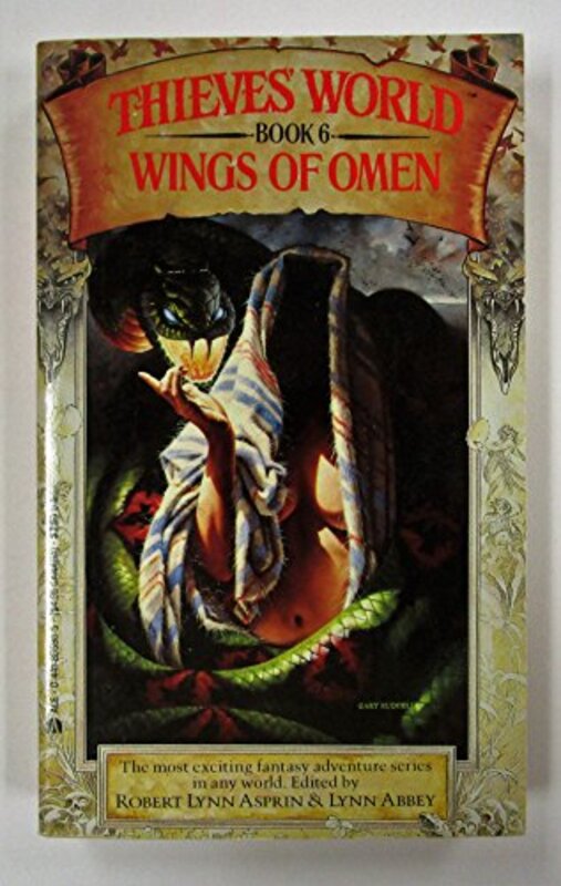 Book cover for "Wings of Omen" by Robert Asprin