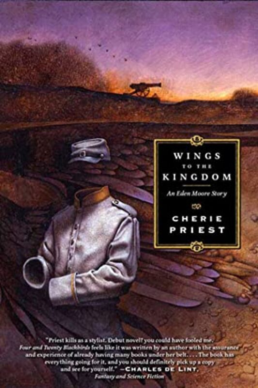 Book cover for "Wings to the Kingdom" by Cherie Priest