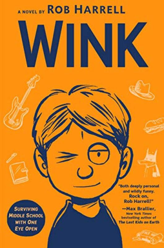 Book cover for "Wink" by Rob Harrell
