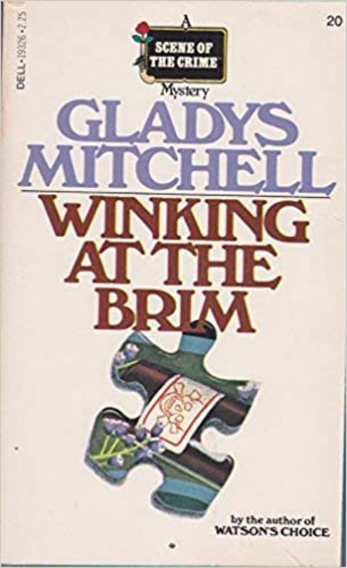 Book cover for "Winking at the Brim" by Gladys Mitchell
