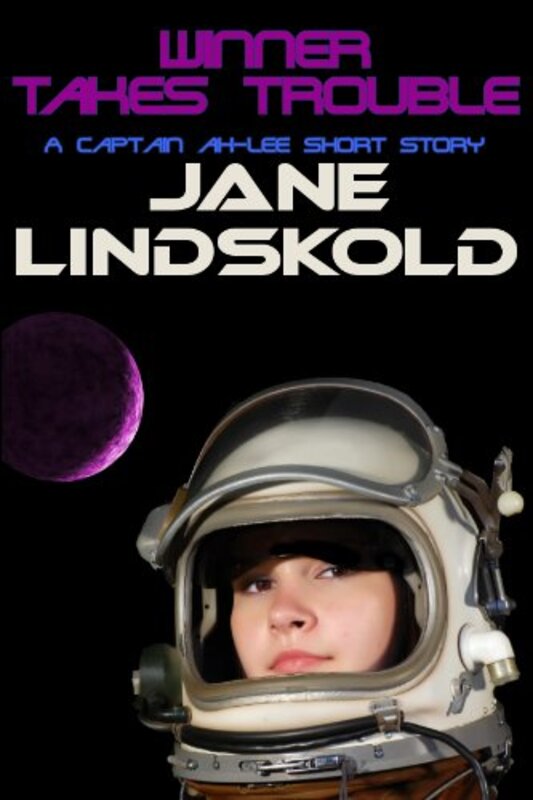 Book cover for "Winner Takes Trouble" by Jane Lindskold