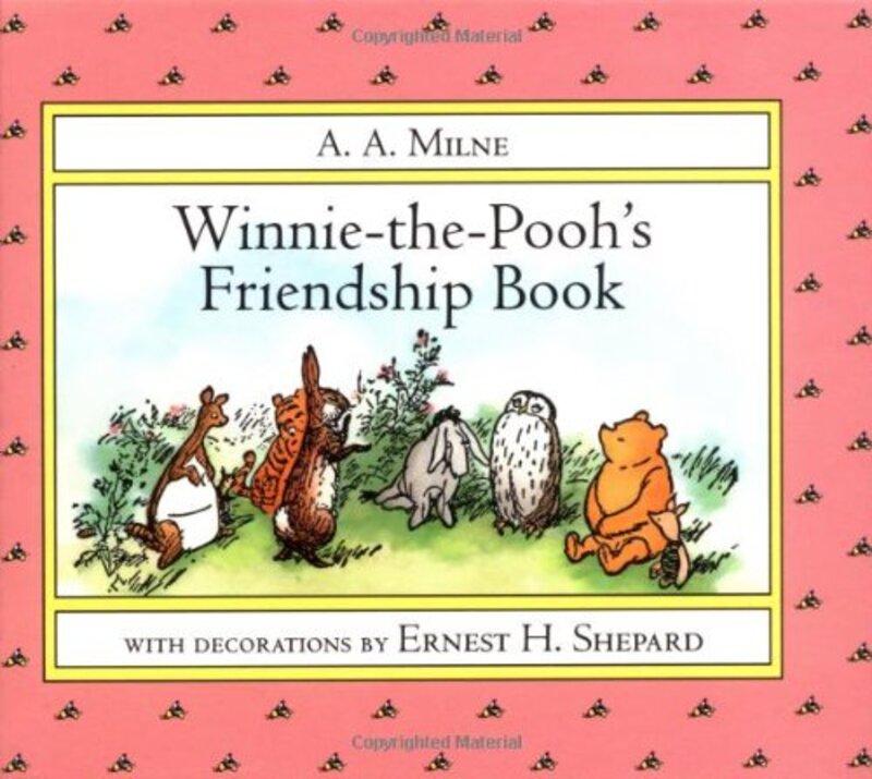 Book cover for "Winnie-the-Pooh's Friendship Book" by AA Milne