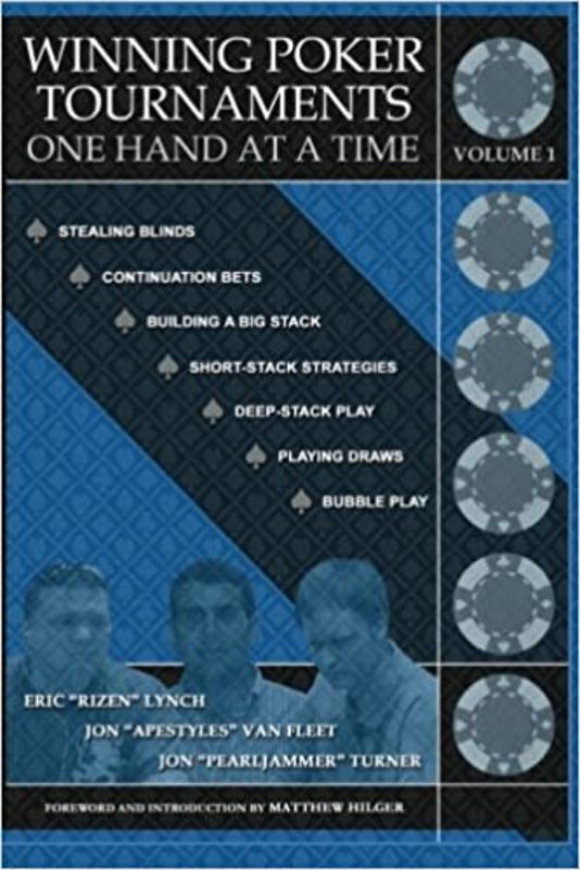 Book cover for "Winning Poker Tournaments One Hand at a Time" by Eric 'Rizen' Lynch