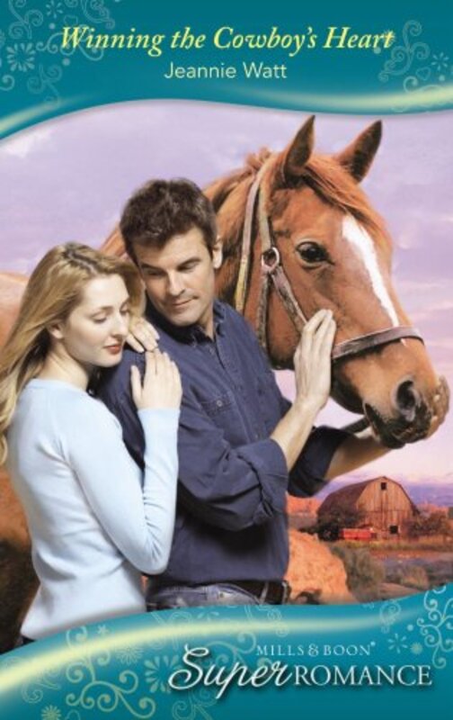 Book cover for "Winning the Cowboy's Heart" by Jeannie Watt