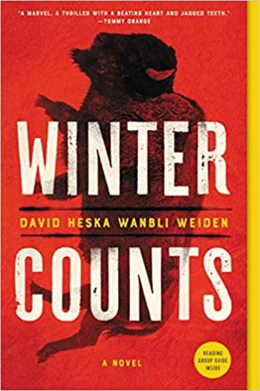 Book cover for "Winter Counts" by David Heska Wanbli Weiden