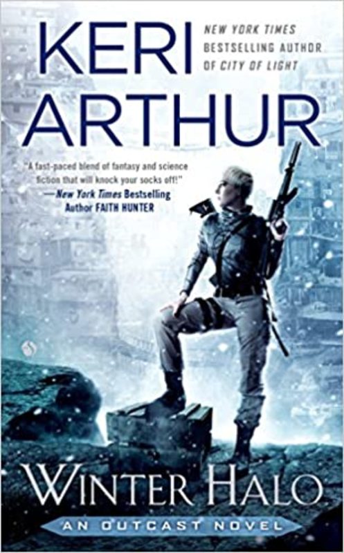 Book cover for "Winter Halo" by Keri Arthur