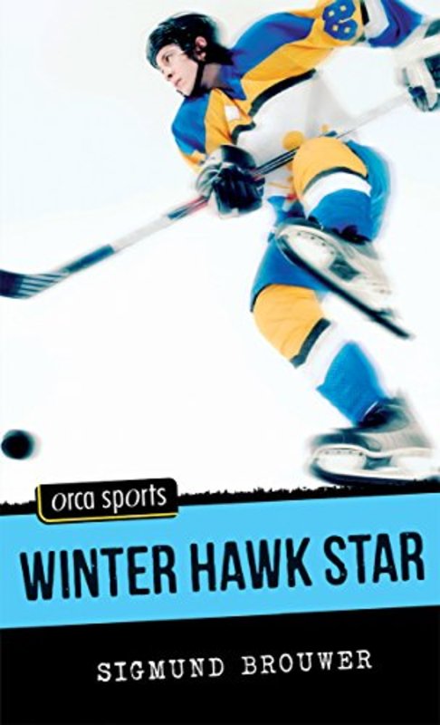 Book cover for "Winter Hawk Star" by Sigmund Brouwer