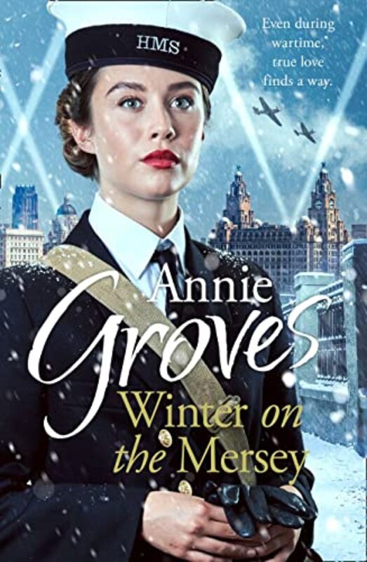 Book cover for "Winter On The Mersey" by Annie Groves