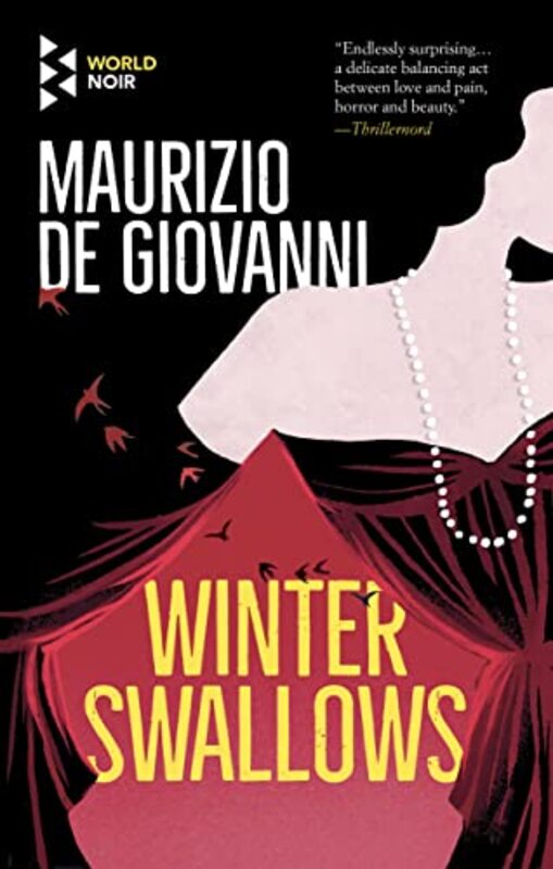 Book cover for "Winter Swallows" by Maurizio de Giovanni