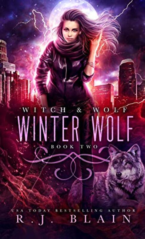 Book cover for "Winter Wolf" by RJ Blain