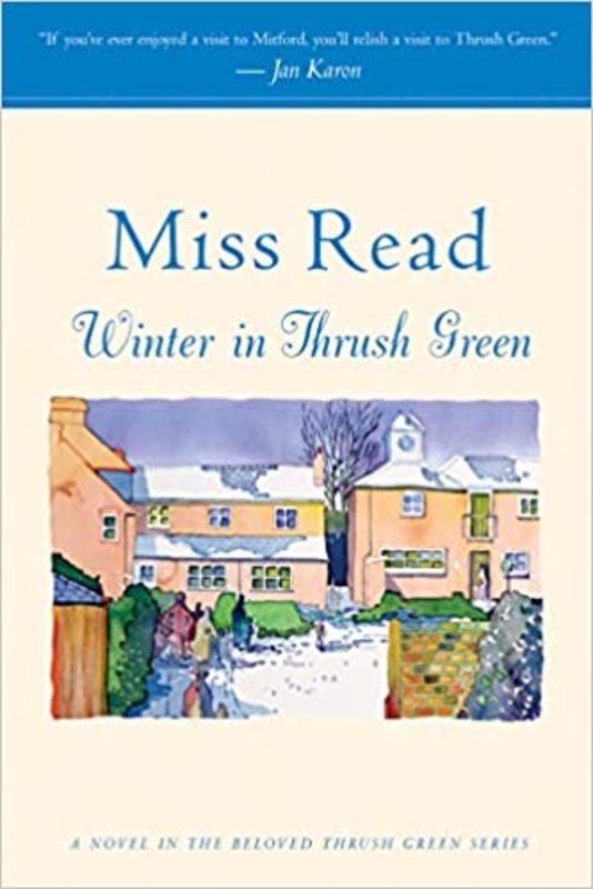 Book cover for "Winter in Thrush Green" by Miss Read