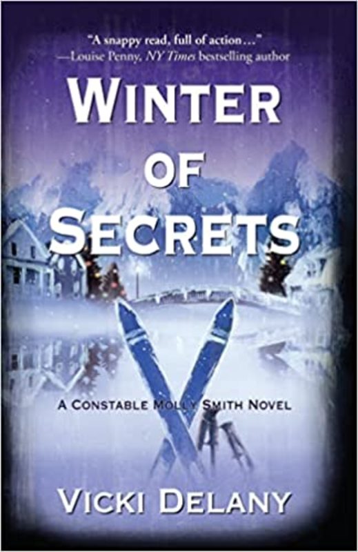 Book cover for "Winter of Secrets" by Vicki Delany