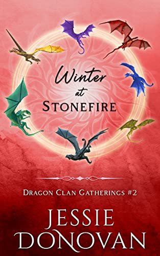 Book cover for "Winter at Stonefire" by Jessie Donovan