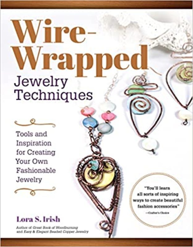 Book cover for "Wire-Wrapped Jewelry Techniques" by Lora S. Irish