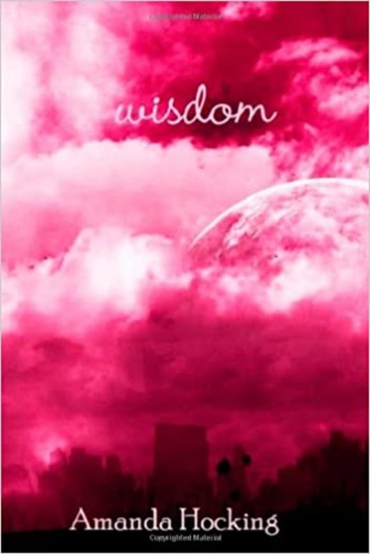 Book cover for "Wisdom" by Amanda Hocking