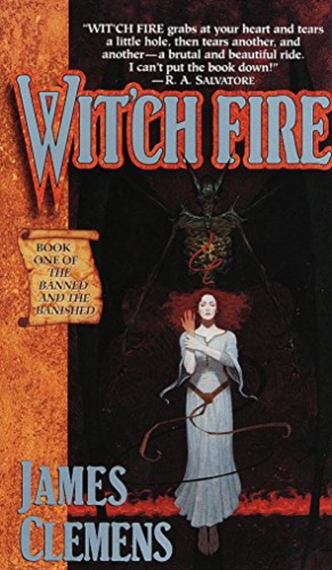 Book cover for "Wit'ch Fire" by James Clemens