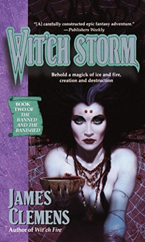 Book cover for "Wit'ch Storm" by James Clemens
