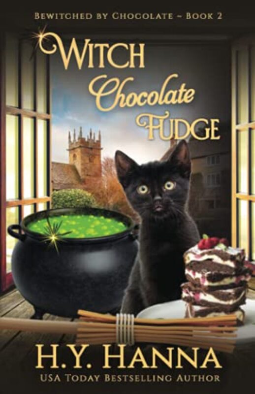 Book cover for "Witch Chocolate Fudge" by HY Hanna
