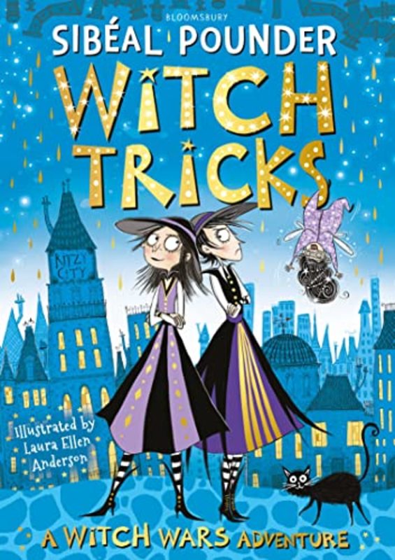Book cover for "Witch Tricks" by Sibeal Pounder