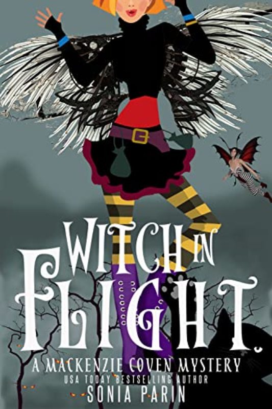 Book cover for "Witch in Flight" by Sonia Parin
