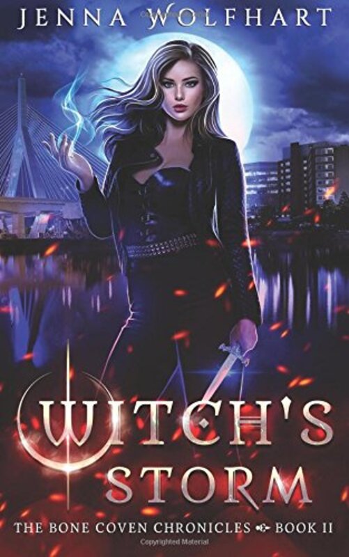Book cover for "Witch's Storm" by Jenna Wolfhart