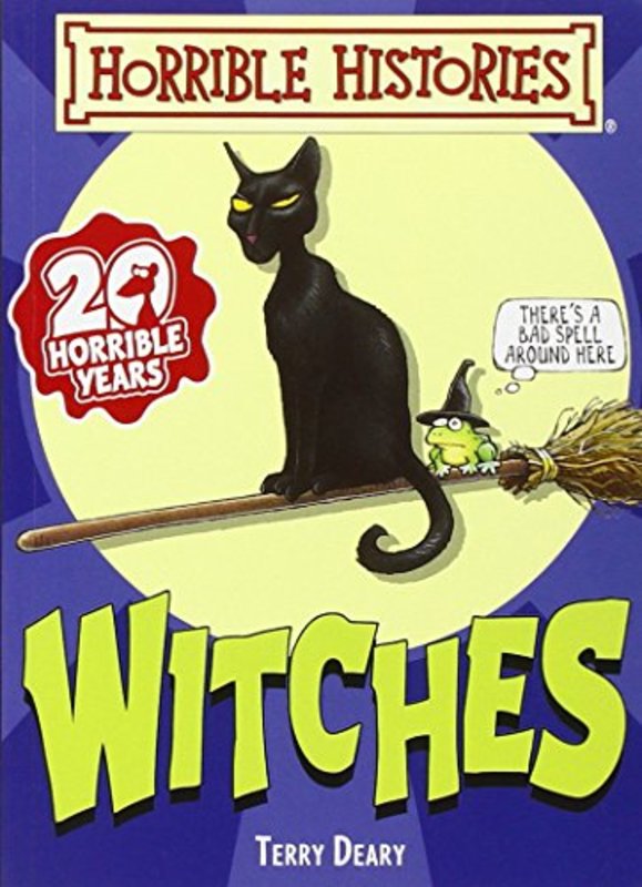 Book cover for "Witches" by Terry Deary