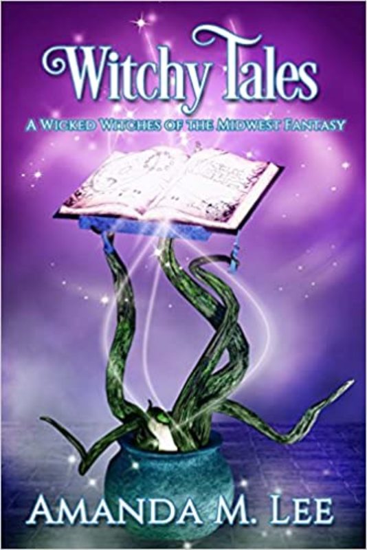 Book cover for "Witchy Tales" by Amanda M. Lee