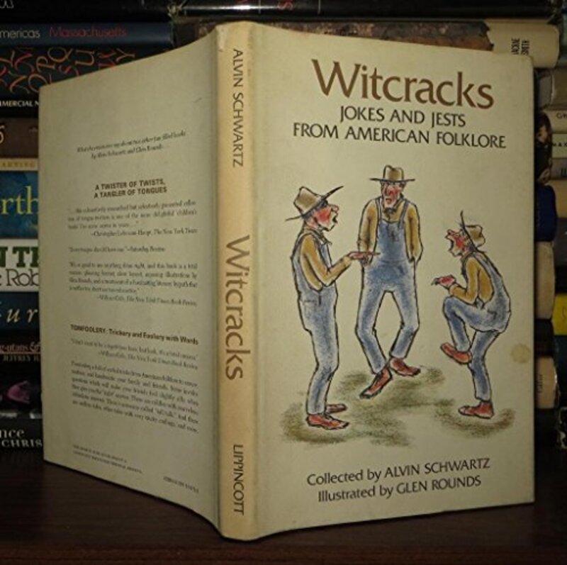 Book cover for "Witcracks" by Alvin Schwartz