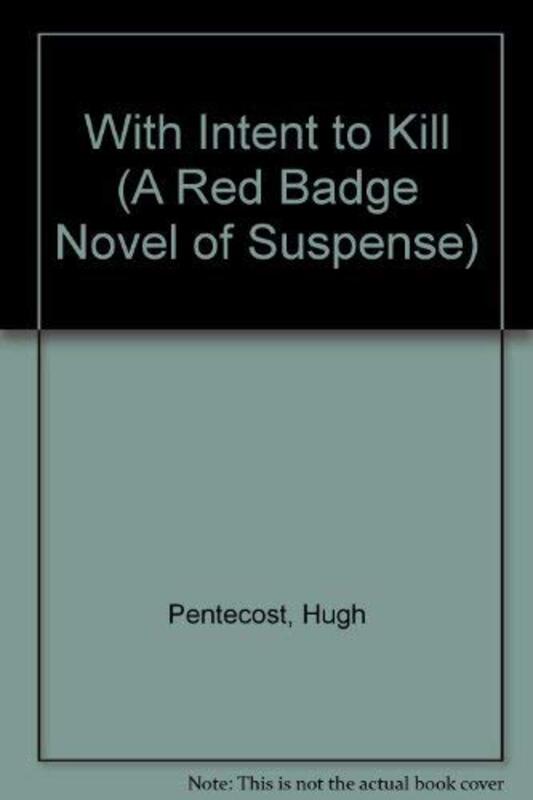 Book cover for "With Intent to Kill" by Hugh Pentecost