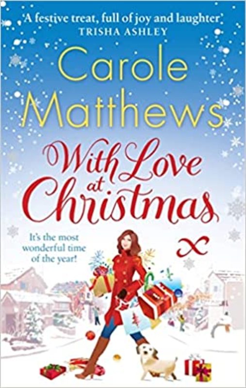 Book cover for "With Love at Christmas" by Carole Matthews