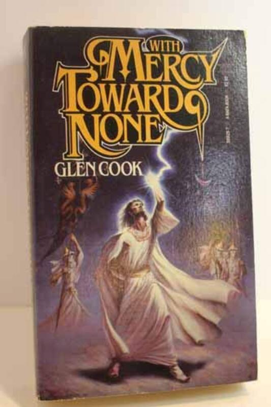 Book cover for "With Mercy Toward None" by Glen Cook